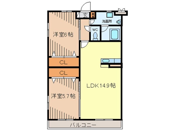 LA COSTA HAMBYの物件間取画像